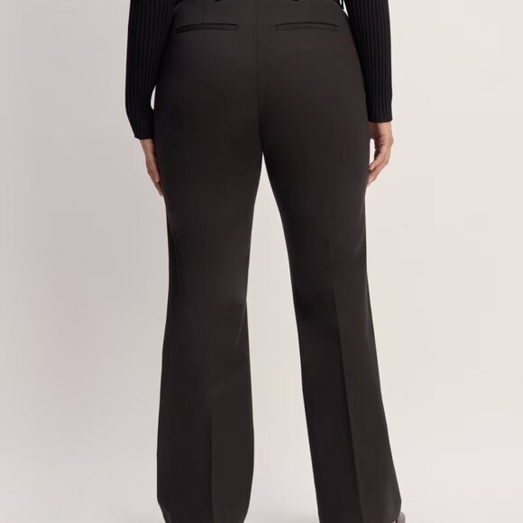 NWT Everlane Bi-Stretch Flare Pant in Black - Picture 4 of 5